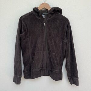 Patagonia Full Zip Fleece Hoodie Dark Gray Size L